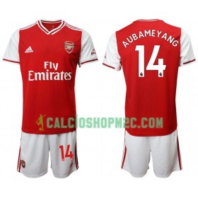 Arsenal Pierre-Emerick Aubameyang 14 Bambino Maglia Prima 2019/2020 Manica Corta (+ Pantaloncini) 